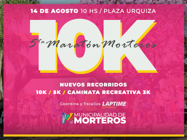 MARATON 10K MORTEROS 5ta EDICION 