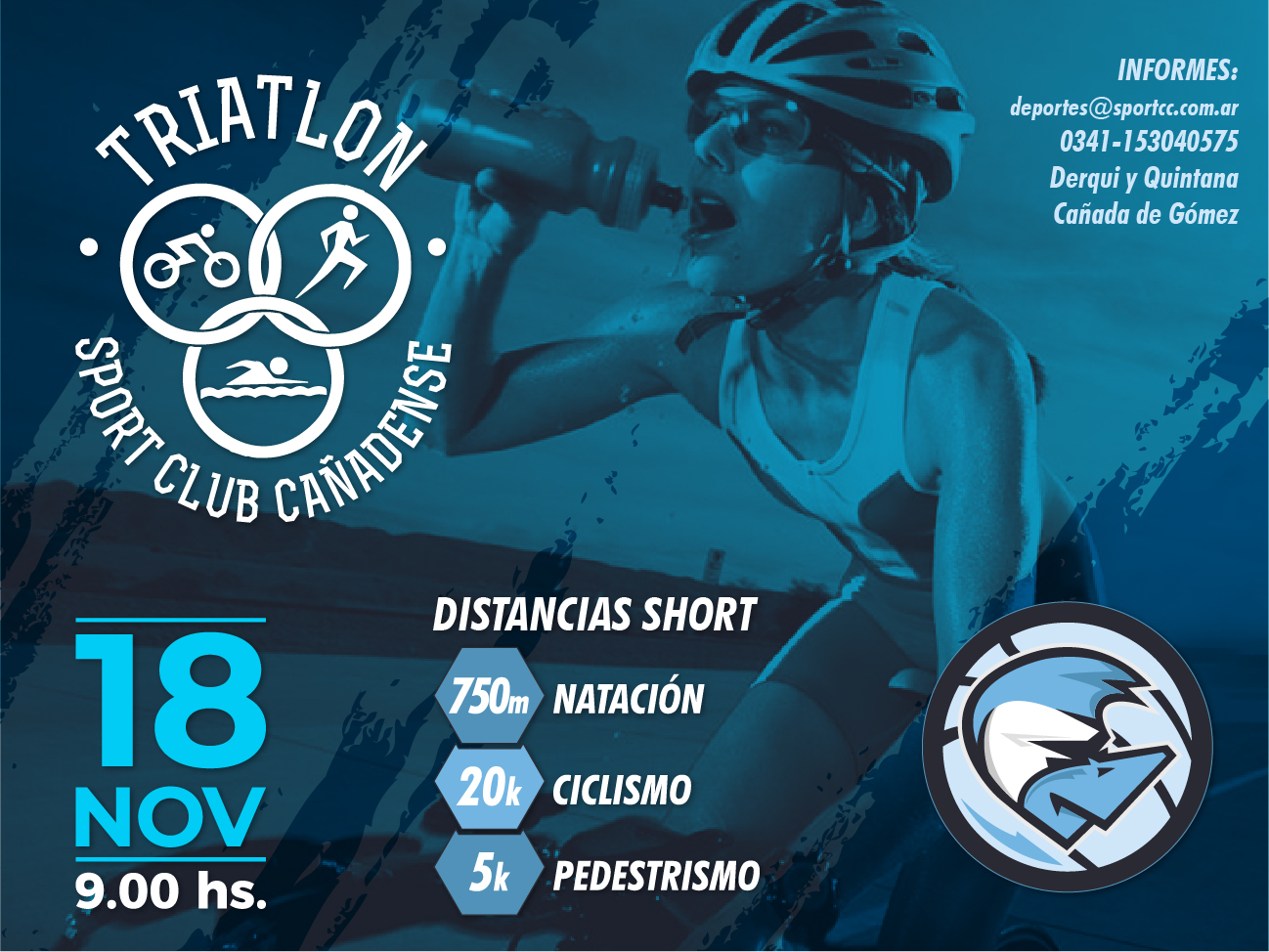 TRIATHLON SHORT- SPORT CLUB CAÑADENSE