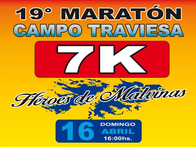 HEROES DE MALVINAS 19° MARATON  A CAMPO TRAVIESA  