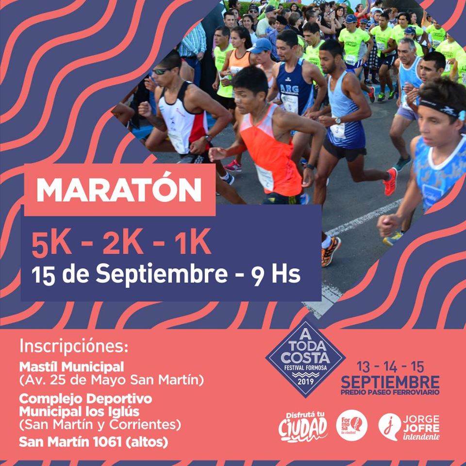 3ra EDICION MARATON A TODA COSTA FORMOSA